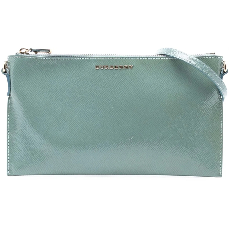 Burberry Schultertasche Grained Leather Peyton Crossbody grün