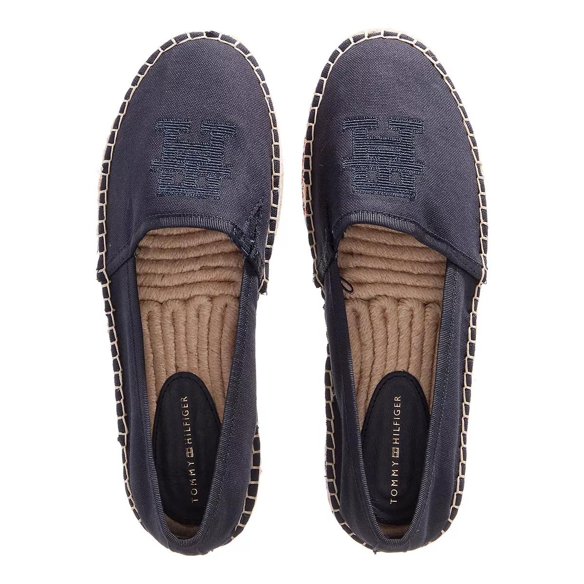 Th Embroidered Flatform Space Blue Espadrille