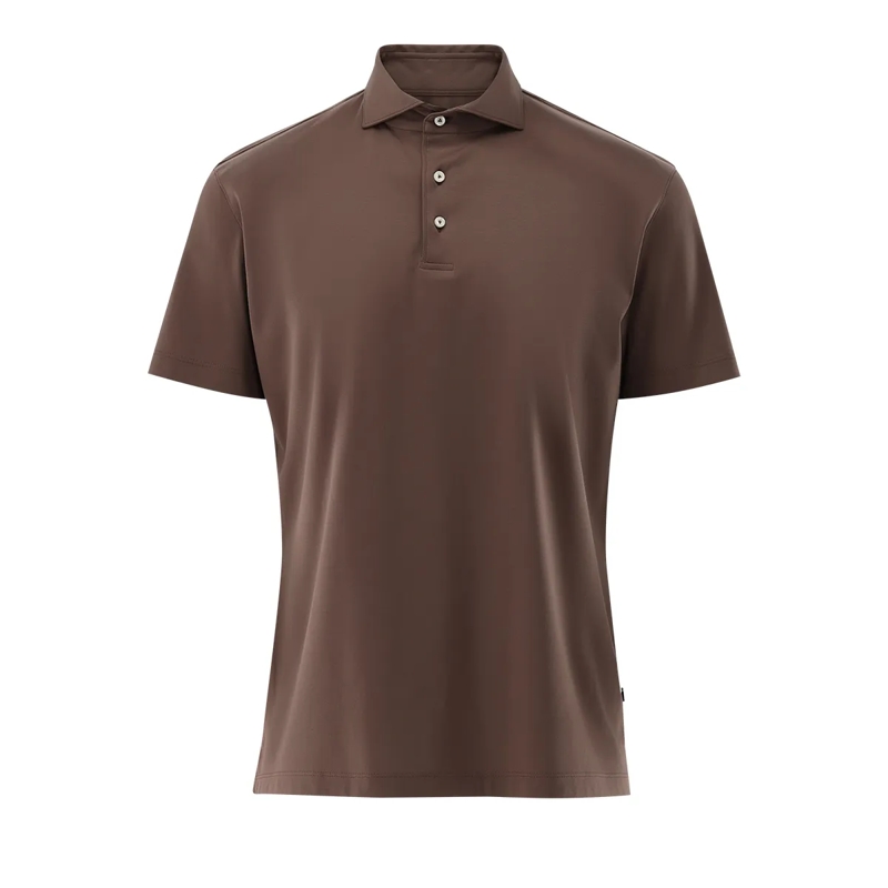 VAN LAACK T-Shirt Hemd Polo Uni braun
