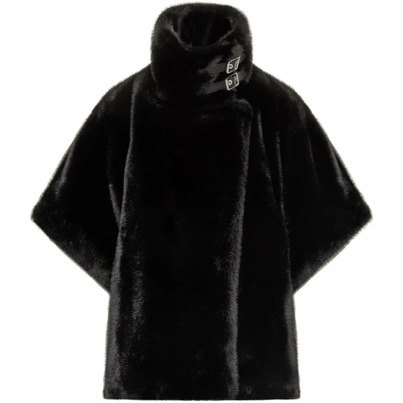 Pinko Veste de transition Cappa con Collo Alto e Fibbie PINKO schwarz