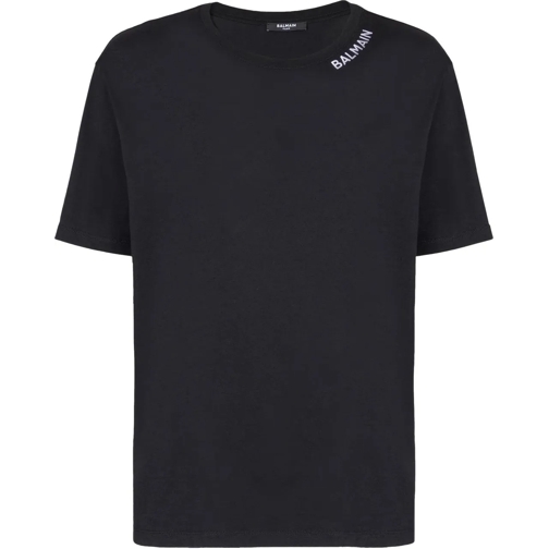 Balmain T-Shirts Cotton Logo T-shirt mehrfarbig