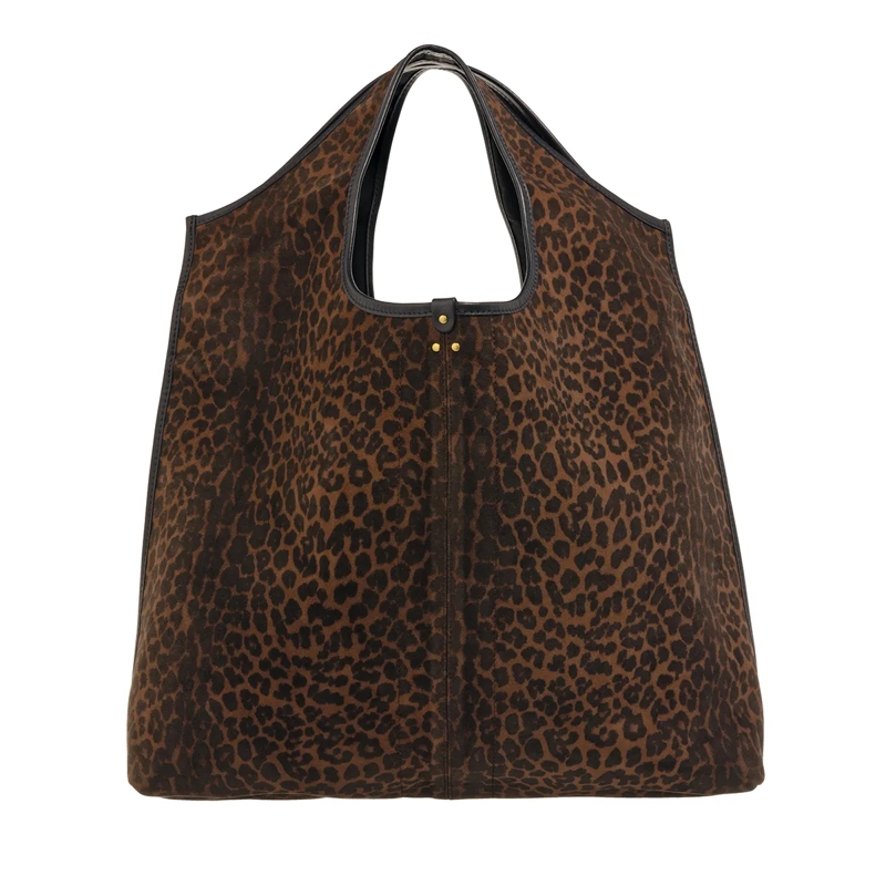 Jerome Dreyfuss Sac hobo Paco Imprime Leopard Naturel
