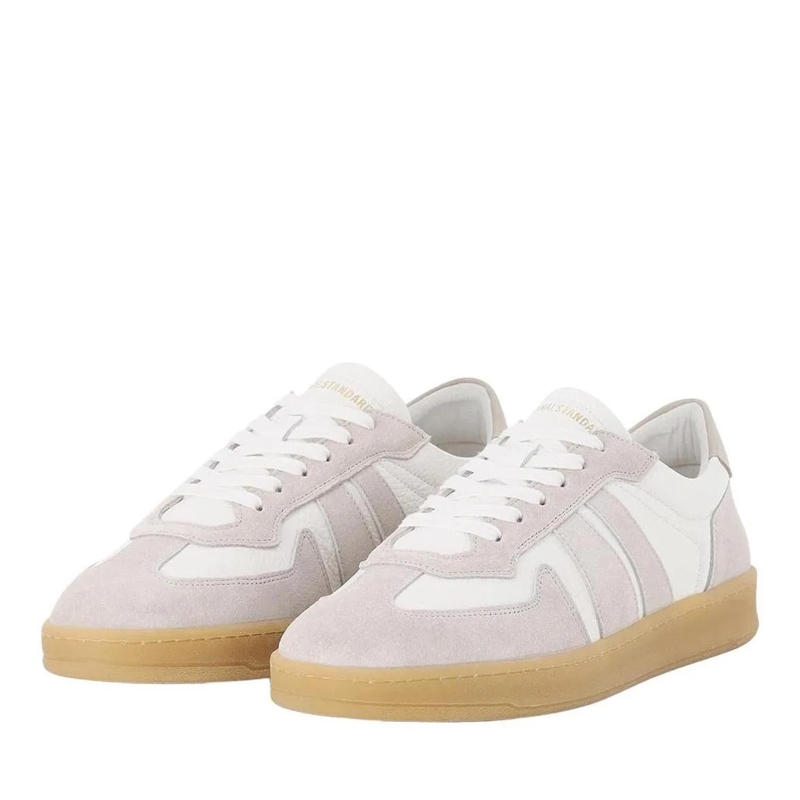 National Standard Schnürschuhe Sneaker aus Leder beige(Image 2)