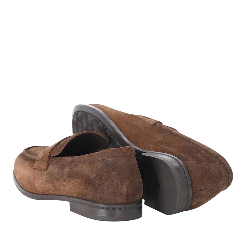 Doucal's Chaussures à lacets Mokassins aus Veloursleder braun(Image 2)