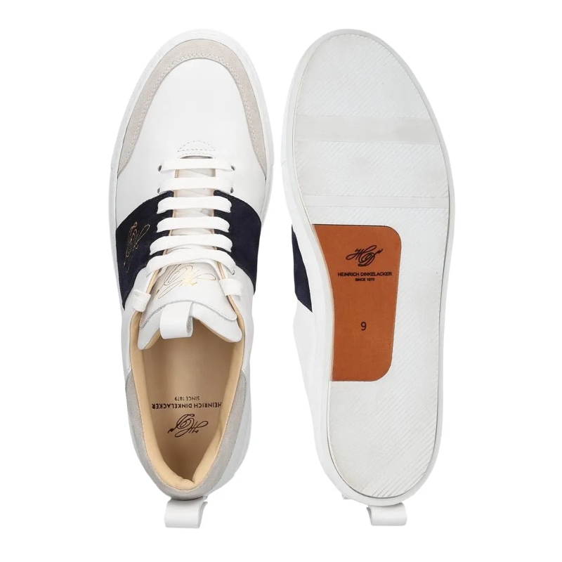 Heinrich Dinkelacker Low-Top-Sneaker Sneaker Turin Tennis Sneaker NP weiss(Image 4)