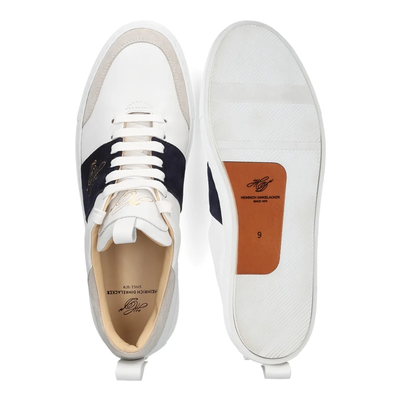 Heinrich Dinkelacker Low-Top-Sneaker Sneaker Turin Tennis Sneaker NP weiss(Image 4)