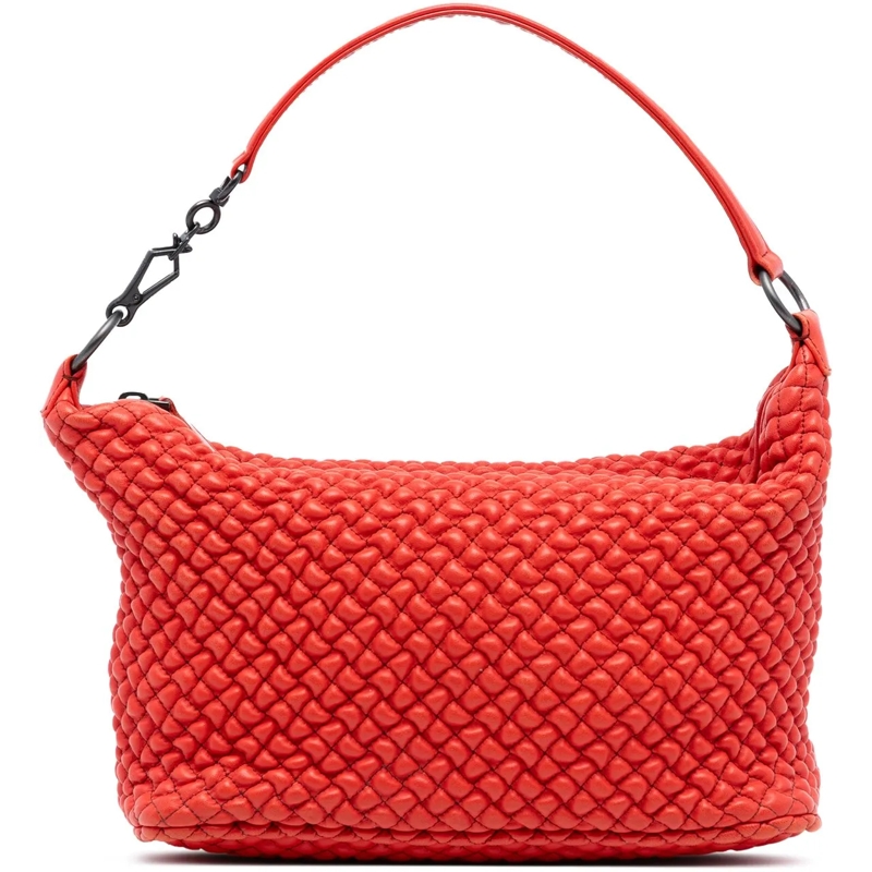 Bottega Veneta Schultertasche Quilted Nappa Bubble Shoulder Bag rot