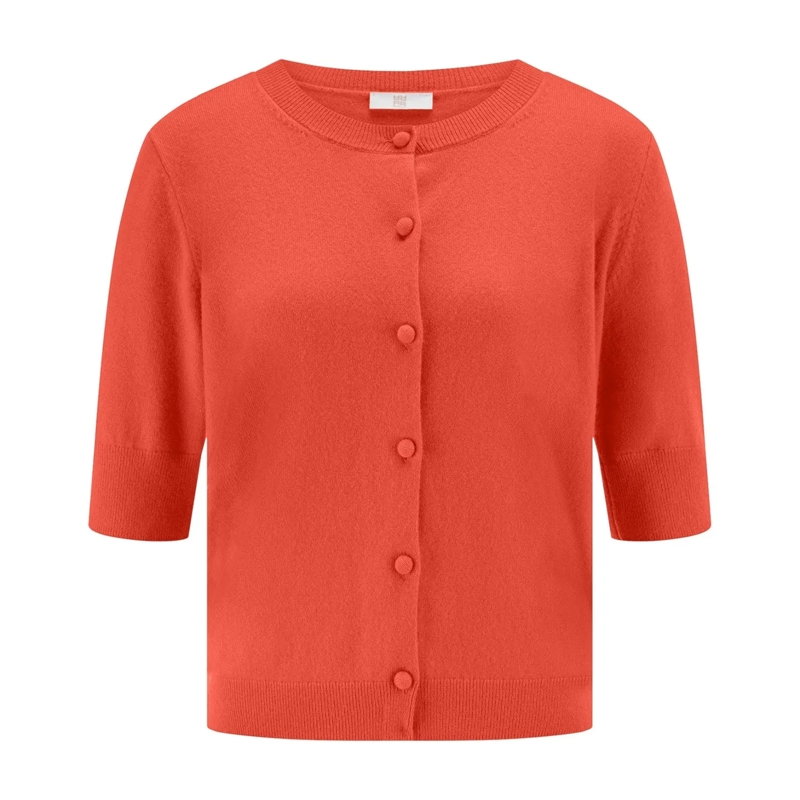 Riani Strickjacke Strickjacke aus Kaschmir-Woll-Mix orange