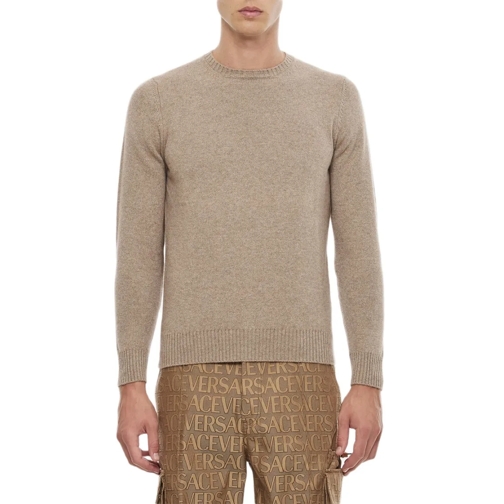 Drumohr Pullover Crewneck Cashmere Sweater Brown