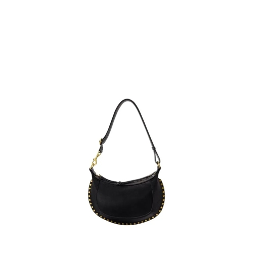 Isabel Marant Schoudertas Oskan Moon Purse - Leather - Black Black