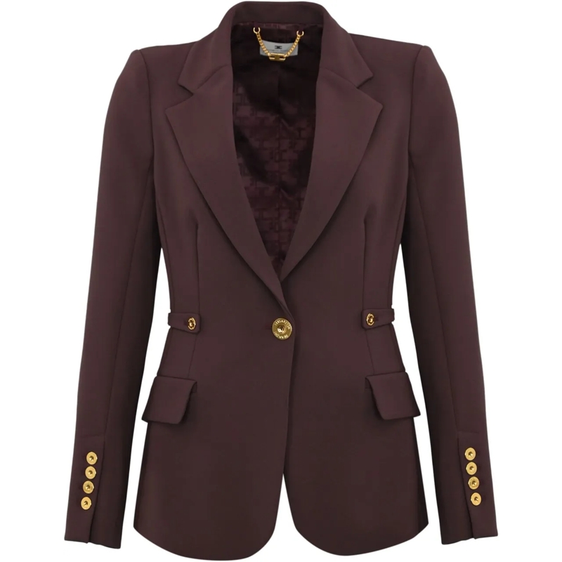 Elisabetta Franchi Veste de transition Jackets Merlot rot