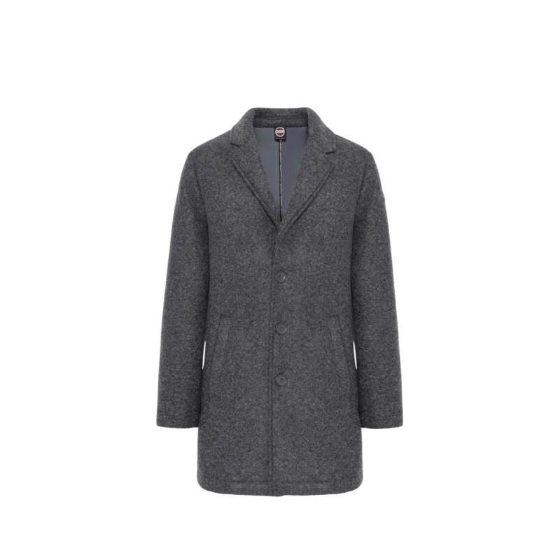 Colmar Originals Manteaux de tanche Gray Melange Wool Blend Coat Grey