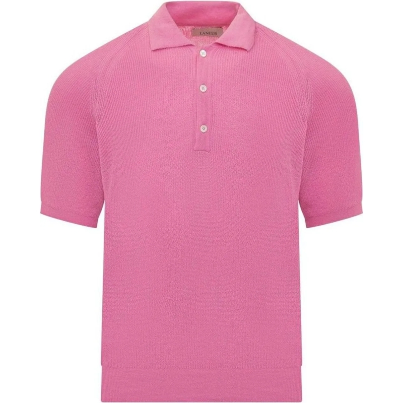 Laneus Polohemd Polos Pink rose