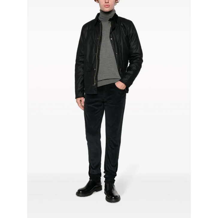 Barbour Protective Wax Jacket Black Ubergangsjacke