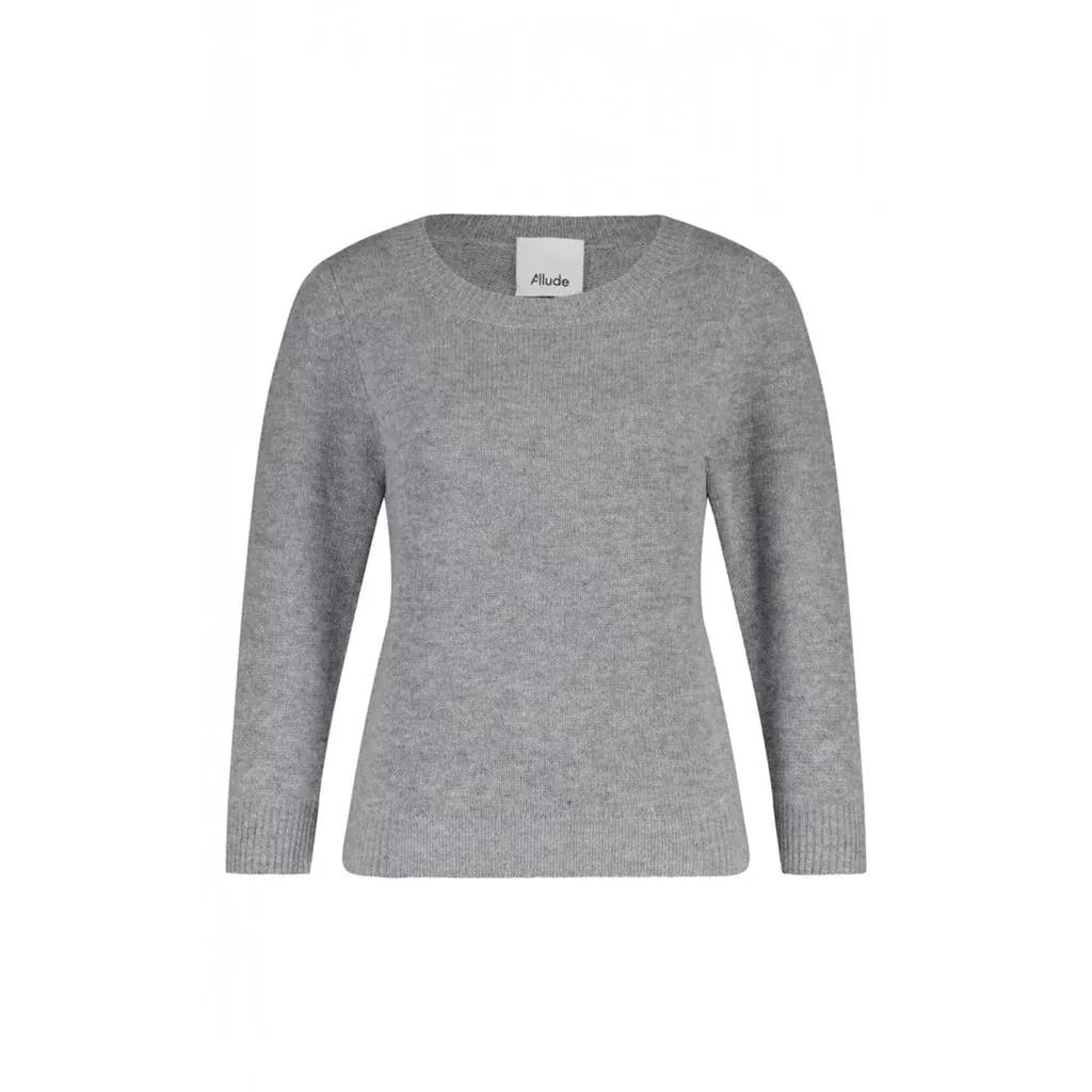 Allude - Pullover aus Woll-Kaschmir-Mix - Größe XS - gray