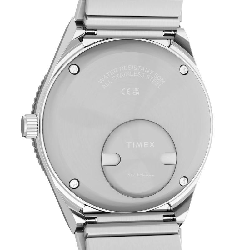 Timex Quarzuhr Quarz-Analoguhr Q Timex Mini silber(Image 4)