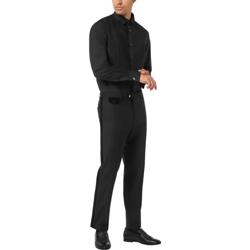 BILLIONAIRE Hemd Hemd Goldschnitt Ls schwarz(Image 3)