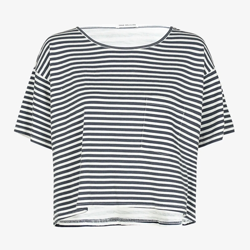 True Religion T-Shirts Shirt Cropped blau