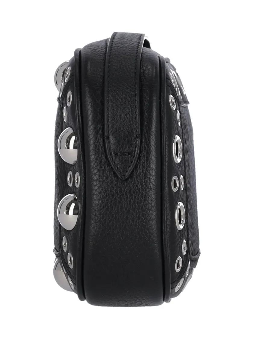 Thumbnail - Valentino Garavani Crossbody Bags - Compact Black Bag With Textured Exterior - Gr. unisize - in Schwarz - für Damen
