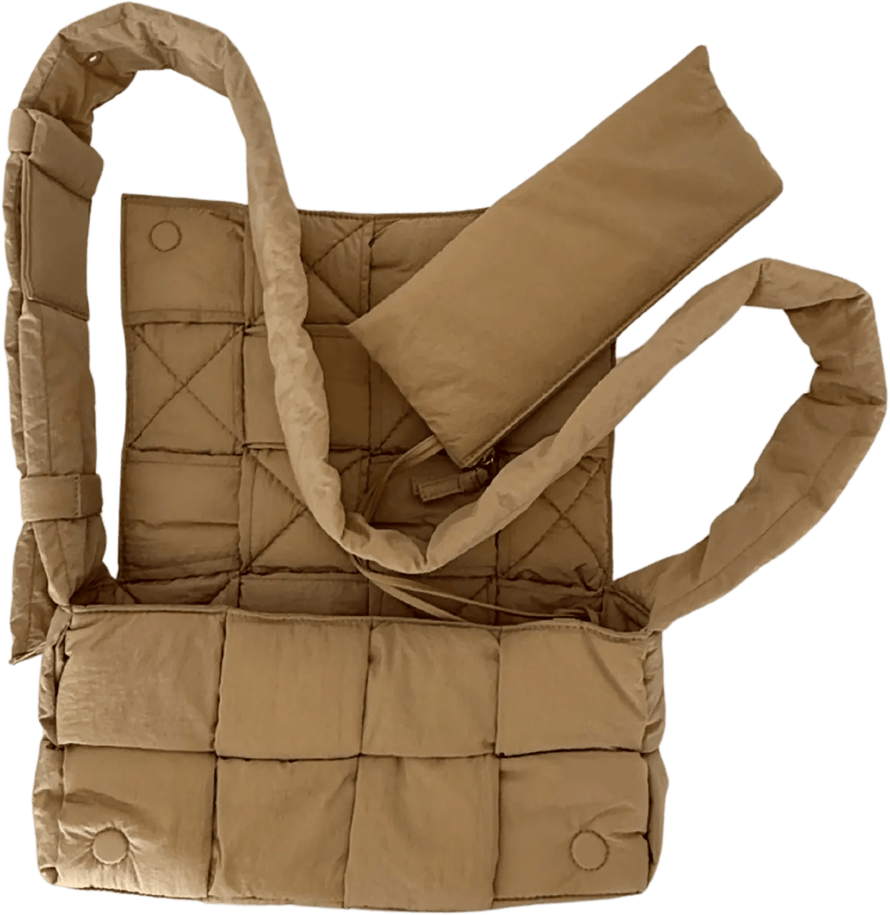 Thumbnail - Bottega Veneta Crossbody Bags - Bottega Veneta Medium Padded Tech Cassette Bag Ses - Gr. unisize - in Beige - für Damen