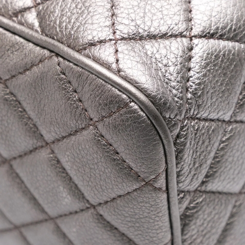 Chanel Sac à bandoulière 2016-2017 Medium Metallic Quilted Caviar Casual Ro grau (Image 2)
