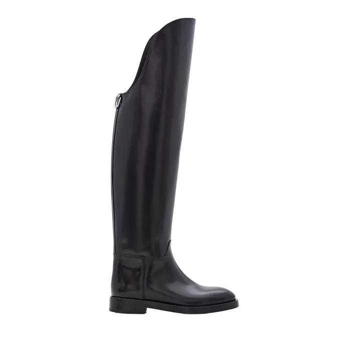 Durazzi Milano Stiefel - Equestrian High Boots - Gr. 37 (EU) - in Schwarz - für Damen