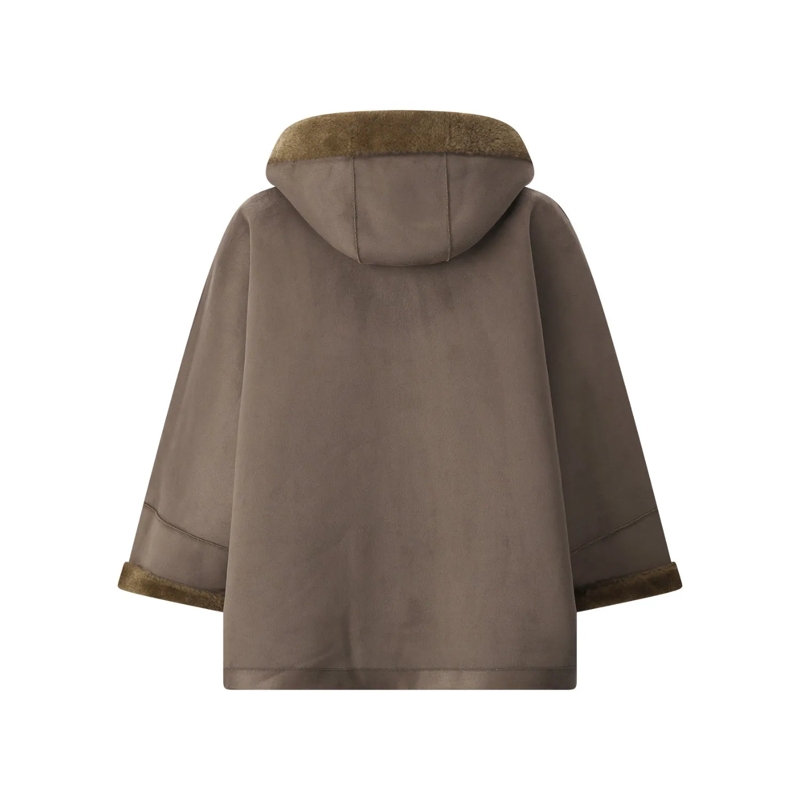 Betta Corradi Übergangsjacke Wendejacke mit Kapuze grau(Image 4)