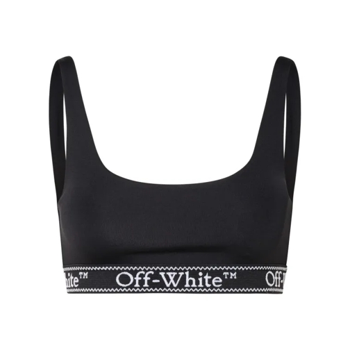 Off-White Sporty Top In Black Nylon Blend Black 