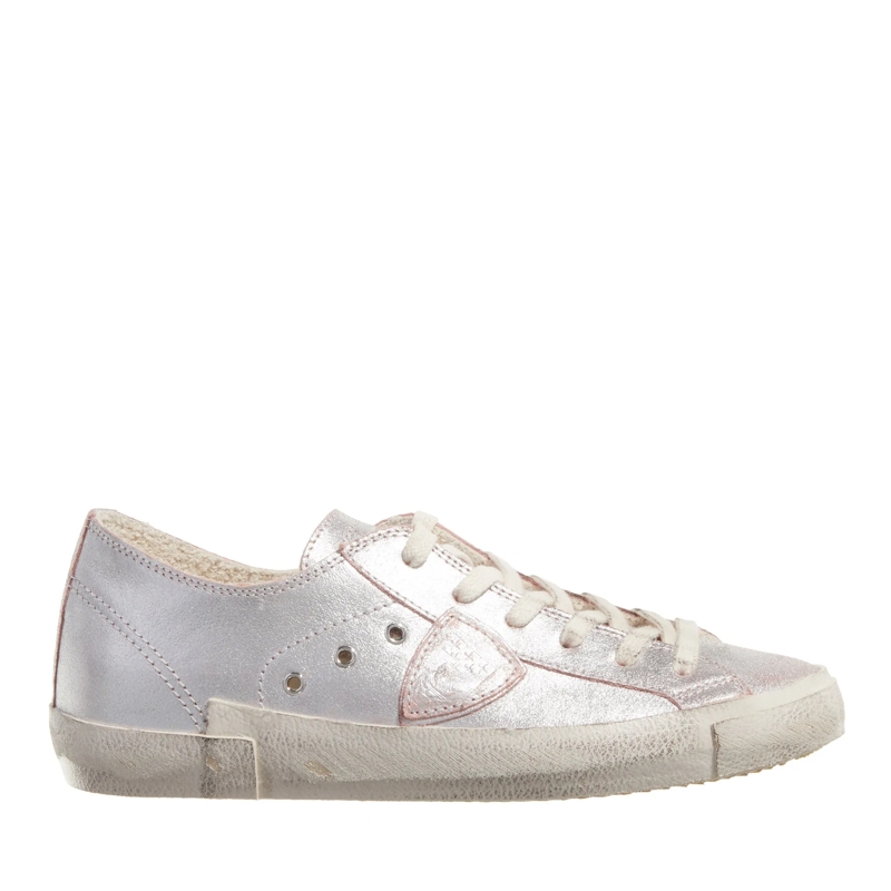 Philippe Model Low-Top-Sneaker Prsx Low Woman Legere Metal Argent Rose
