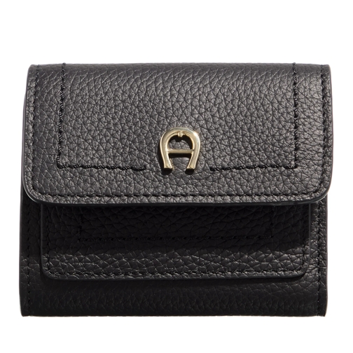 AIGNER Savannah Black Vikbar plånbok