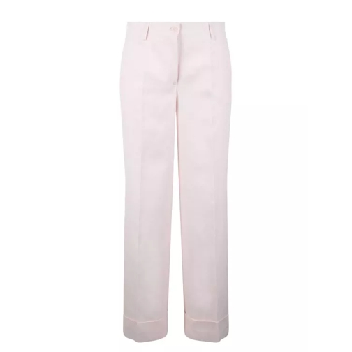 P.A.R.O.S.H. Raisa Linen Blend Pant Pink 