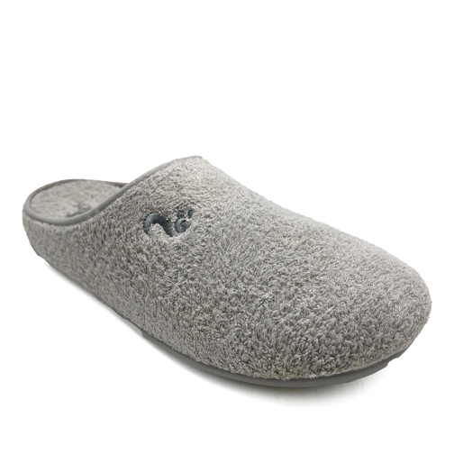 thies thies 1856 ® Bamboo Slipper vegan light grey (W/M) grau Claquette