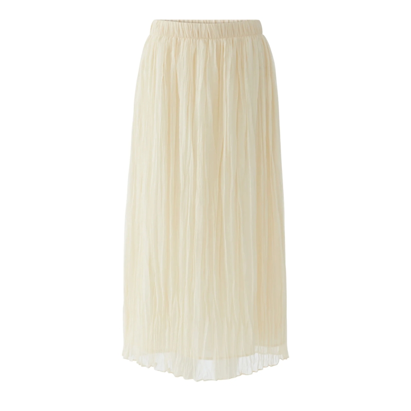 Oui Maxirock Plisseerock creme
