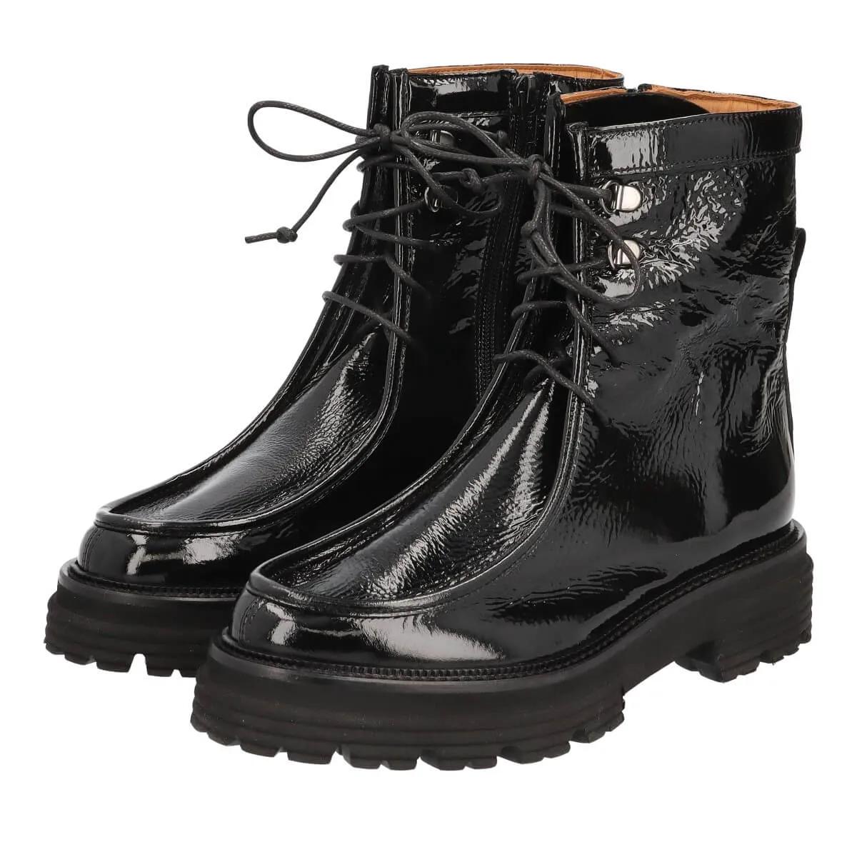 Thea Mika Boots & Stiefeletten - Schnürstiefeletten - Gr. 37 (EU) - in Schwarz - für Damen