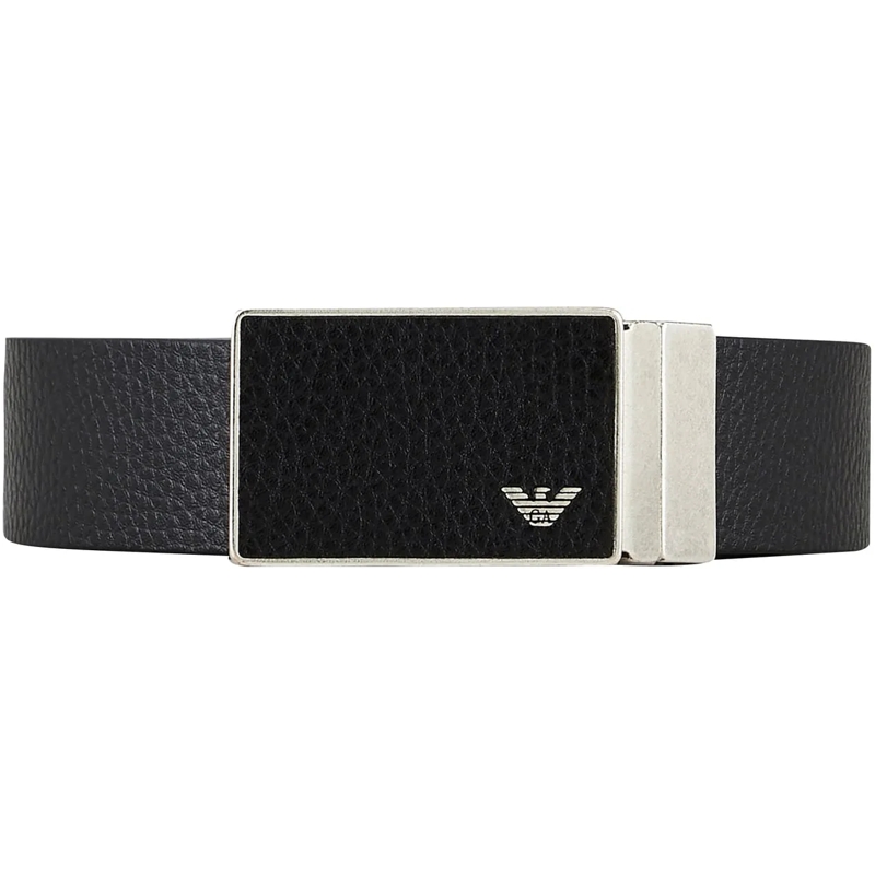 Emporio Armani Ledergürtel Belts Black schwarz