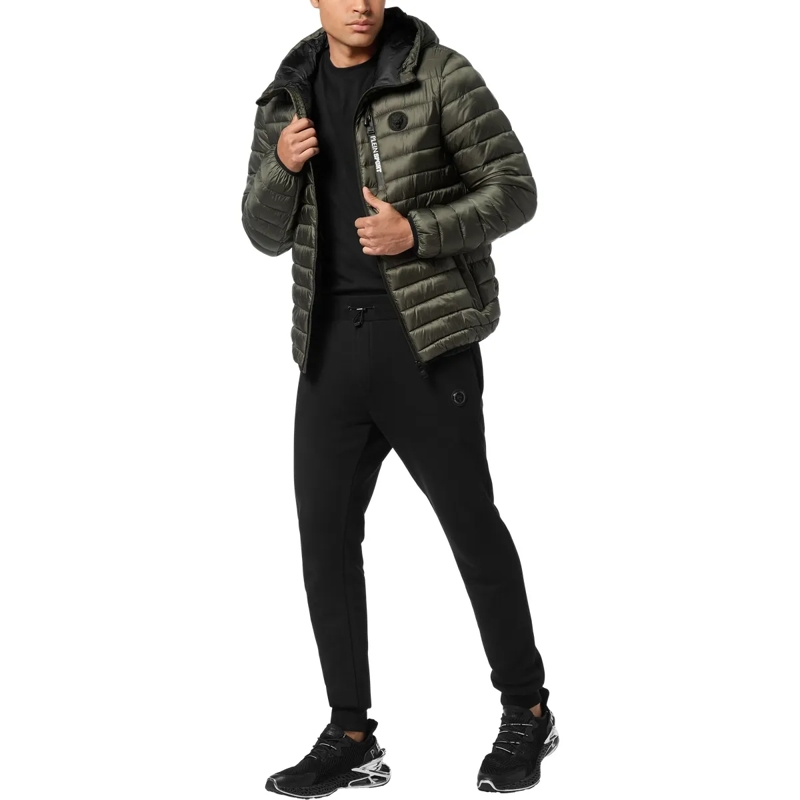 Plein Sport Lederjacke Jacke Tiger grün(Image 4)