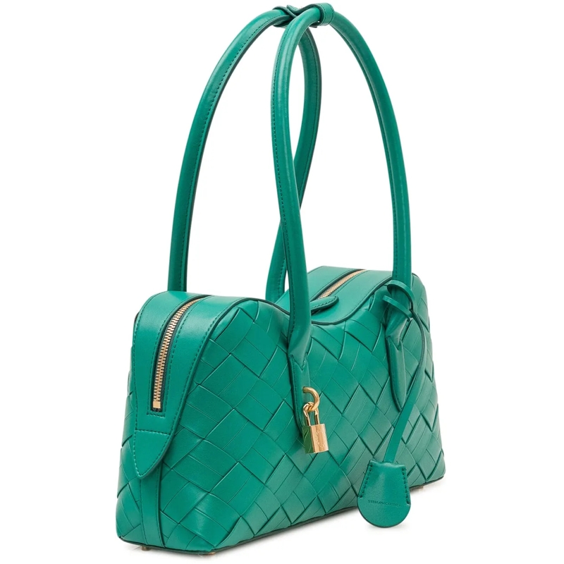 Stella McCartney Tote Borsa a Mano Stella Ryder con Intreccio e Lucchett grün(Image 2)
