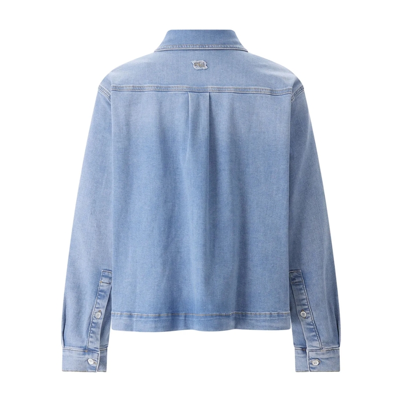 Raffaelo Rossi Bluse Hemdbluse aus Denim blau(Image 2)