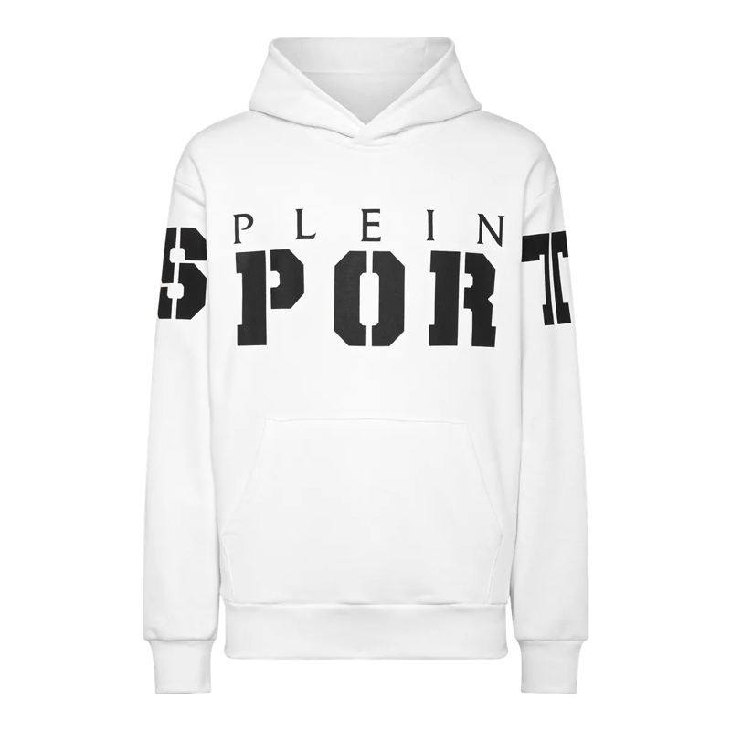 Plein Sport Top Hoodie weiss