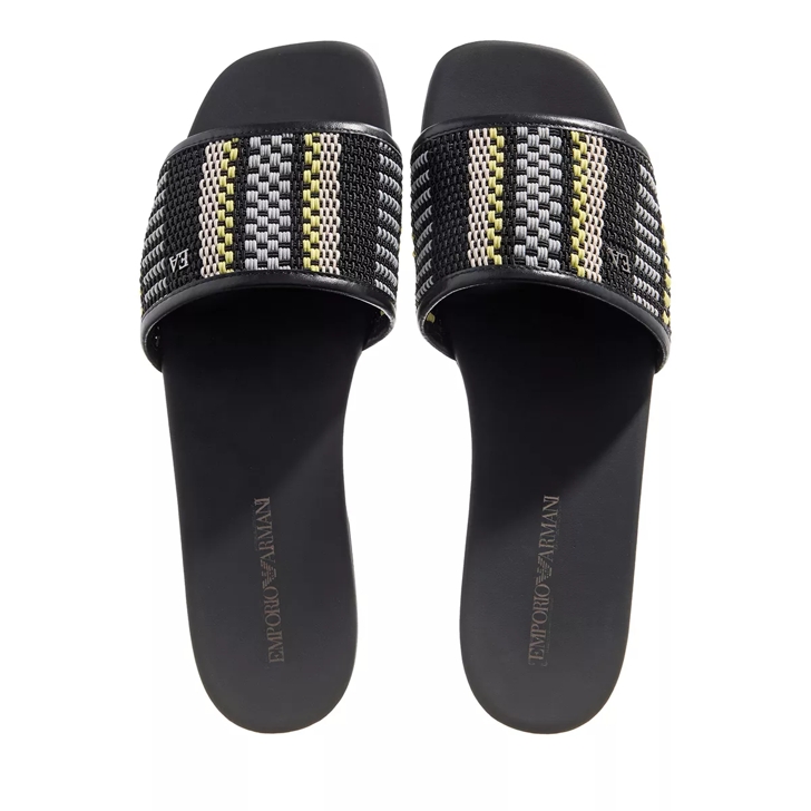 Emporio Armani Sandal Multi1 Black Sandale