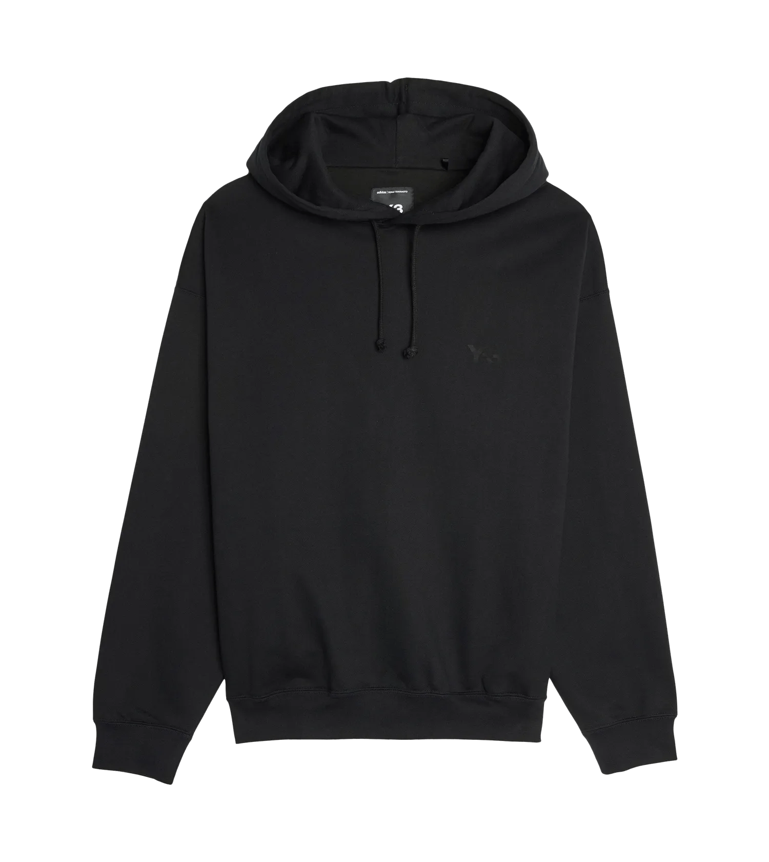 Y-3 - Hoodie mit Logo-Print - Größe L - schwarz