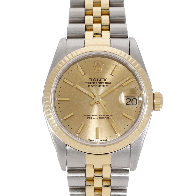 Rolex Automatikuhr Datejust Gold