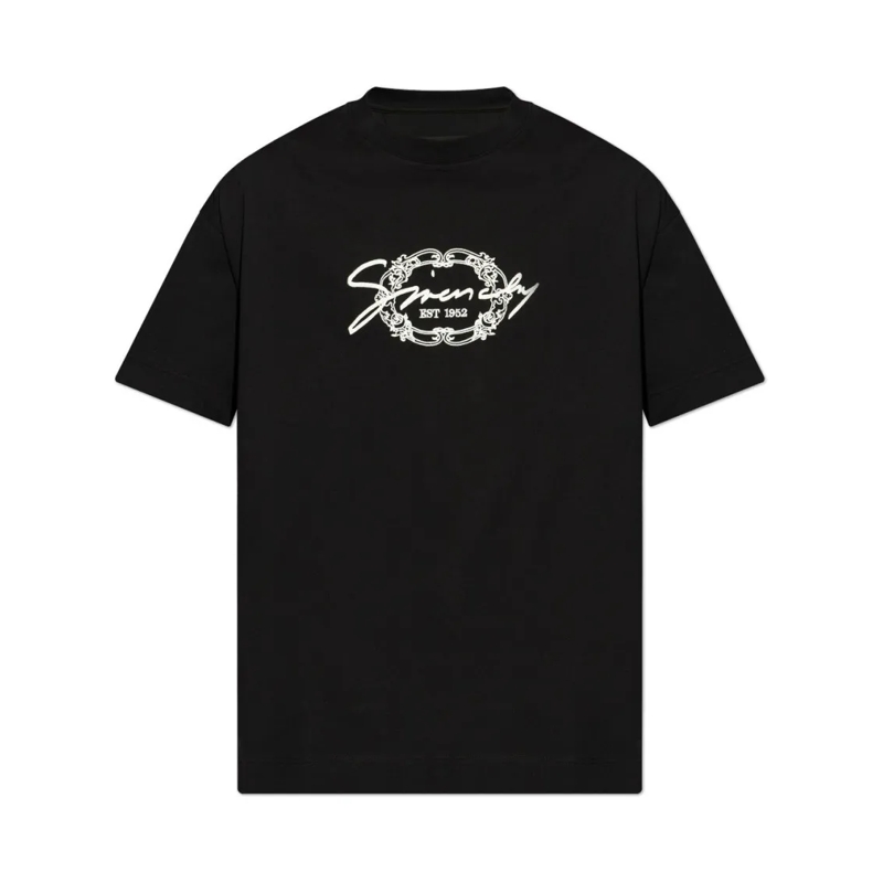 Givenchy T-shirt Graphic Print Black Crew Neck T-Shirt Black