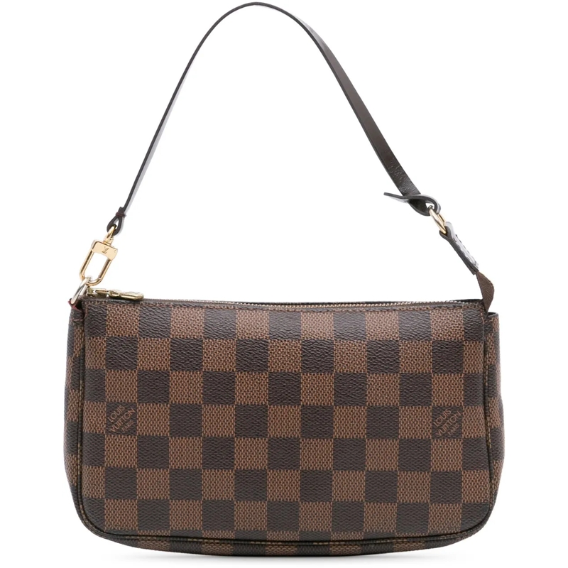 Louis Vuitton Schultertasche Damier Ebene Pochette Accessoires braun