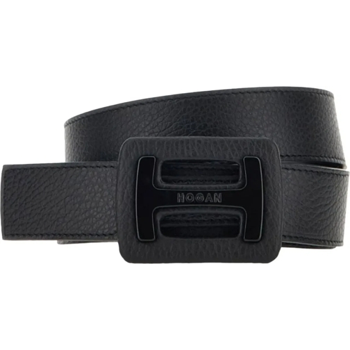 Hogan Ceinture en cuir Hogan Belts Black schwarz