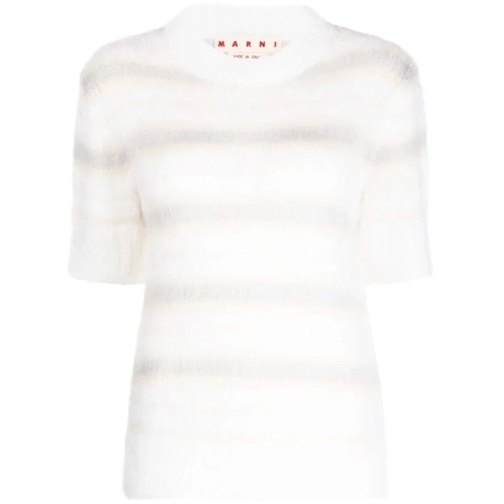 Marni T-Shirts Brushed Mohair T-Shirt White