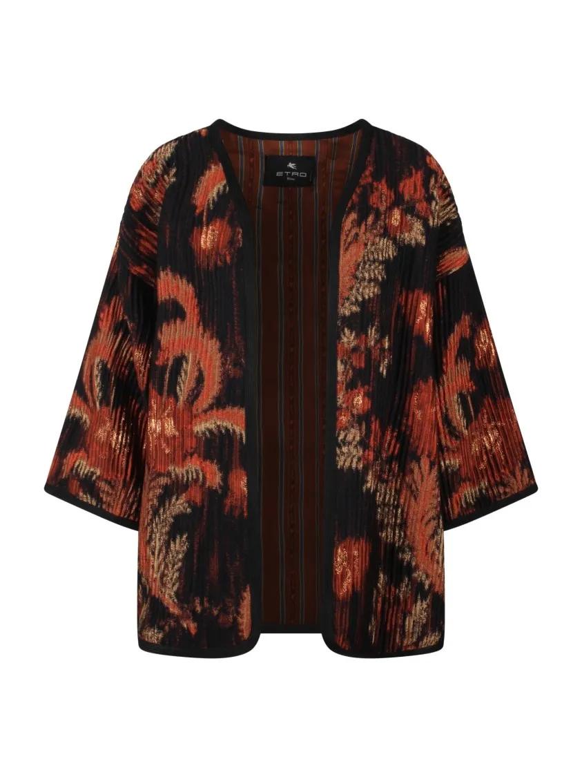 Etro - Patterned Kimono Jacket - Größe ONE SIZE - bunt