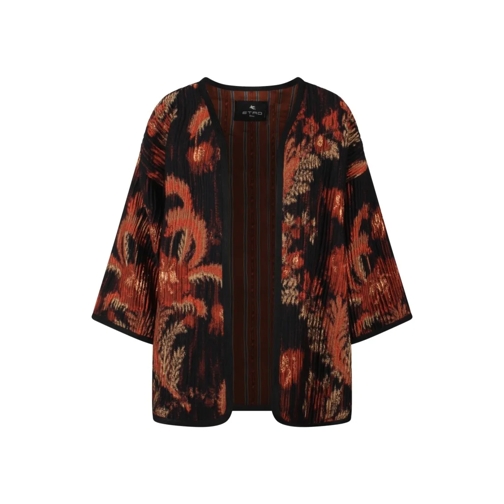 Etro Übergangsjacke Patterned Kimono Jacket Multicolor