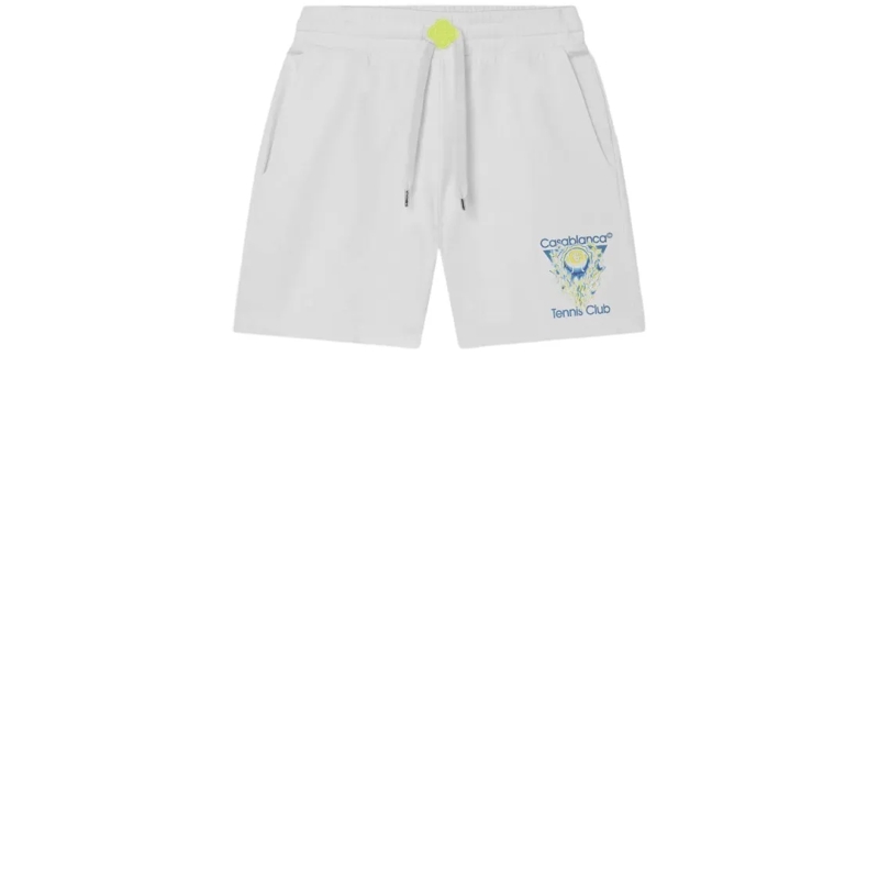 Casablanca Shorts White Cotton Shorts White
