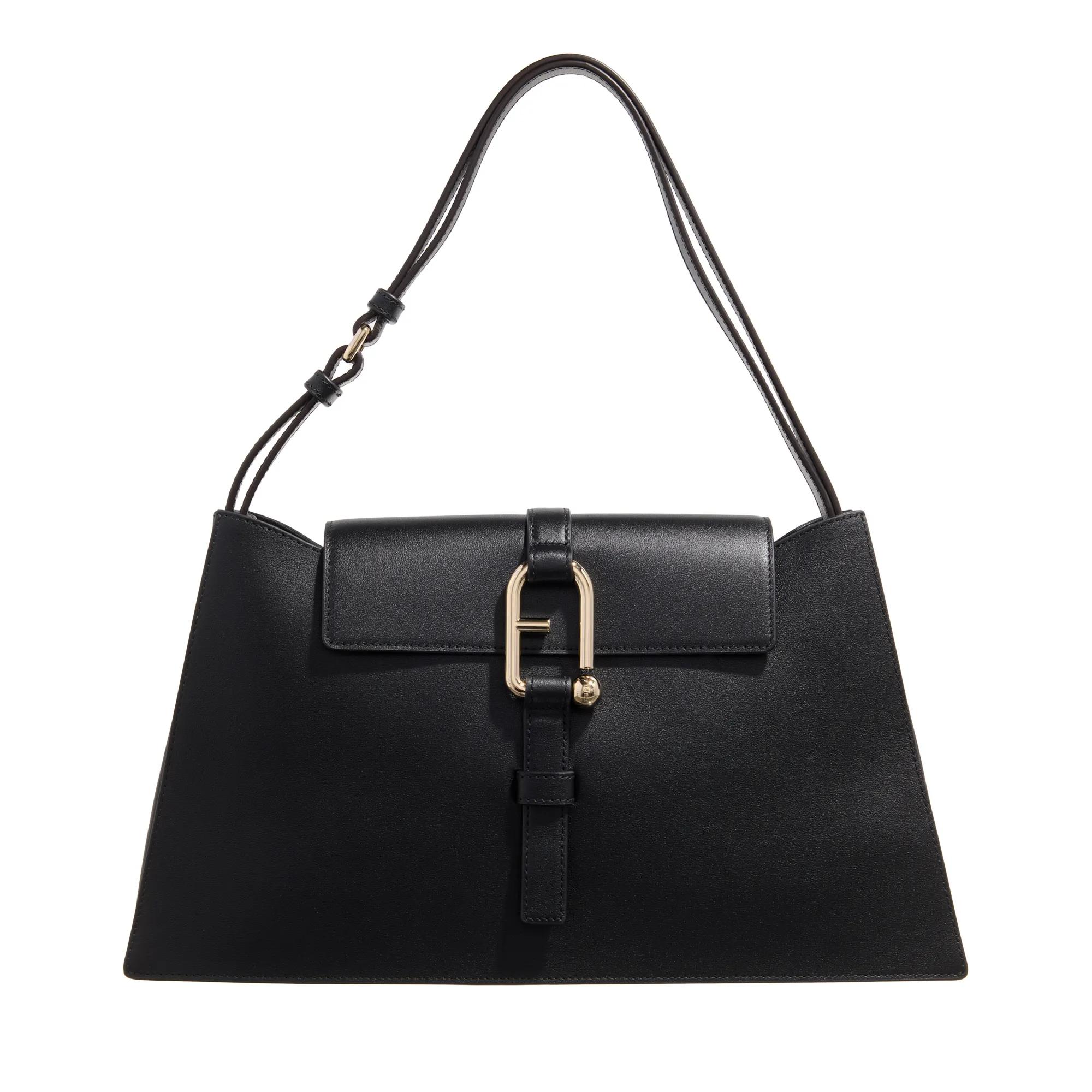 Furla Hobo Bag - Furla Nuvola L Shoulder Bag - Gr. unisize - in Schwarz - für Damen